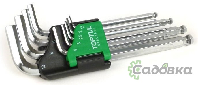 Набор ключей Toptul GAAL0916 9 предметов