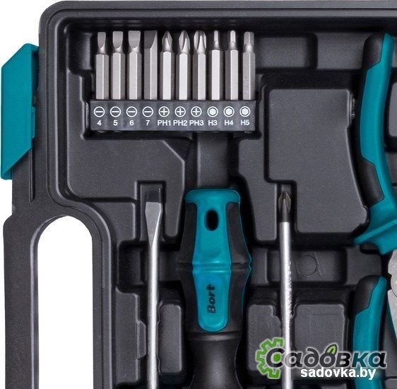 Универсальный набор инструментов Bort BTK-19 (19 предметов)