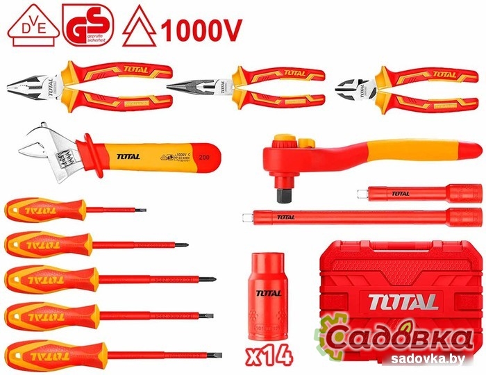 Универсальный набор инструментов Total THKITH2601 (26 предметов)