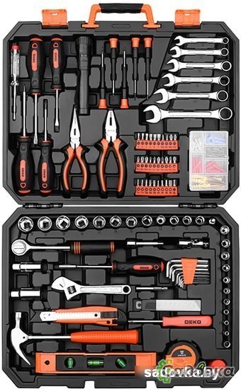 Универсальный набор инструментов Deko DKMT208 (208 предметов)