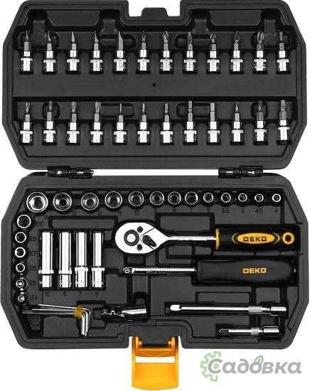 Универсальный набор инструментов Deko DKMT57 (57 предметов)