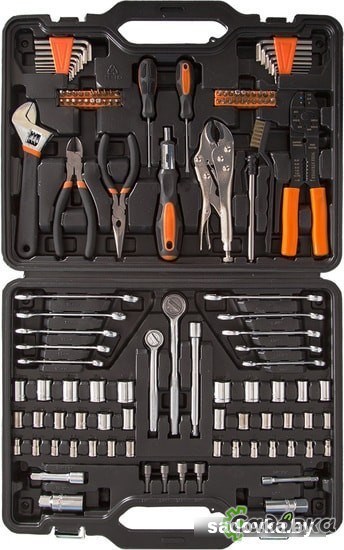 Универсальный набор инструментов Bort BTK-123 (123 предмета)