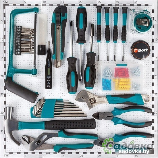 Универсальный набор инструментов Bort BTK-100 (100 предметов)