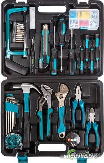 Универсальный набор инструментов Bort BTK-100 (100 предметов)