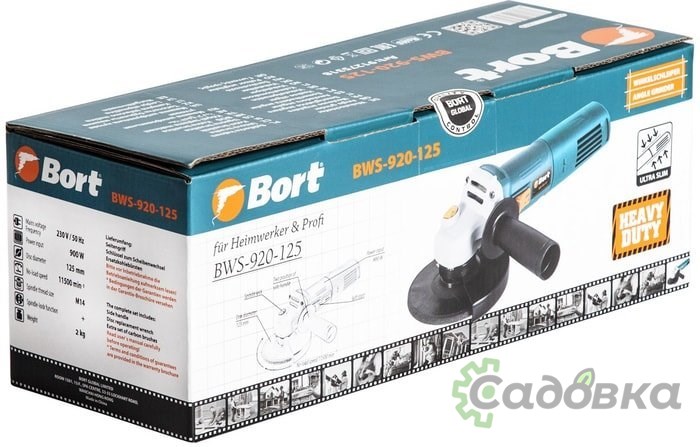 Угловая шлифмашина Bort BWS-920-125