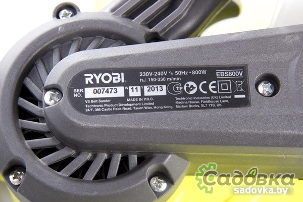 Ленточная шлифмашина RYOBI EBS800V