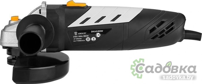 Угловая шлифмашина Deko DKAG850 (без кейса)