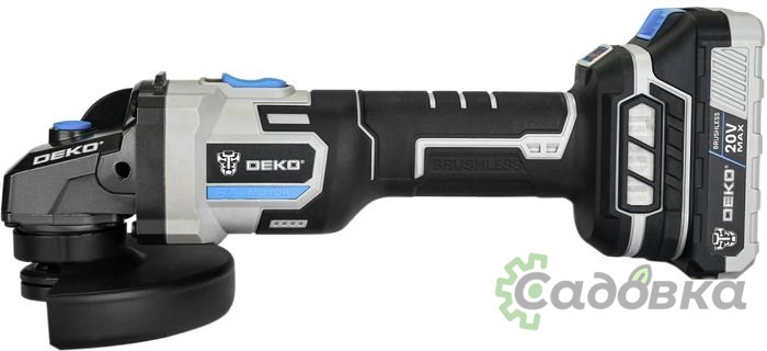 Угловая шлифмашина Deko DKAG20 (с 1-им АКБ)