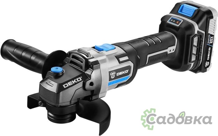 Угловая шлифмашина Deko DKAG20 (с 1-им АКБ)