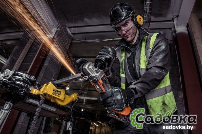 Угловая шлифмашина AEG Powertools BEWS 18-125BLPX-602C 4935464422 (с 2-мя АКБ, кейс)