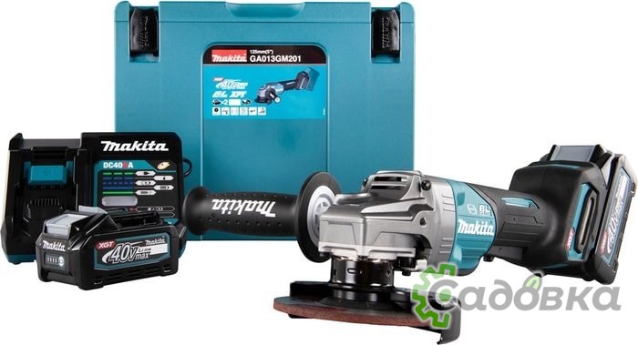 Угловая шлифмашина Makita GA013GM201 (с 2-мя АКБ)