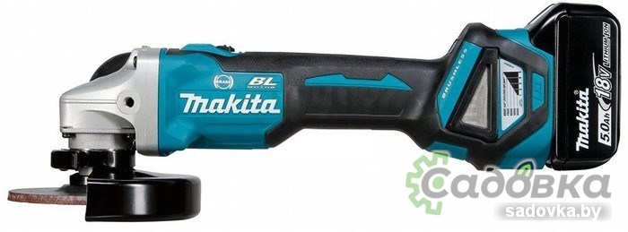 Угловая шлифмашина Makita DGA513RTJ (с 2-мя АКБ)