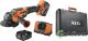 Угловая шлифмашина AEG Powertools BEWS 18-125BLPX2-502C 4935480858 (с 2-мя АКБ)