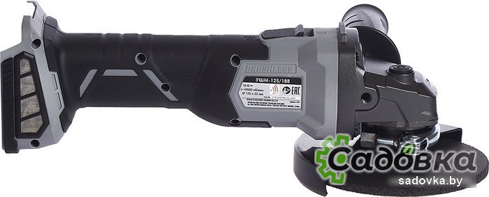 Угловая шлифмашина ИНТЕРСКОЛ УШМ-125/18В (с 1-им АКБ)