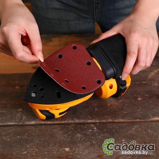 Дельташлифмашина Deko DKCG20 063-4023 ( с 1-им АКБ)