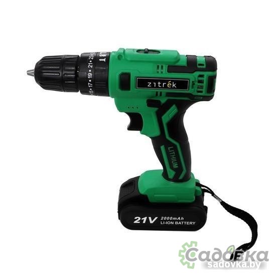 Ударная дрель-шуруповерт Zitrek Green Impact 21V 063-4044 (с 2-мя АКБ, кейс)