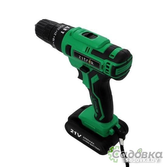 Ударная дрель-шуруповерт Zitrek Green Impact 21V 063-4044 (с 2-мя АКБ, кейс)