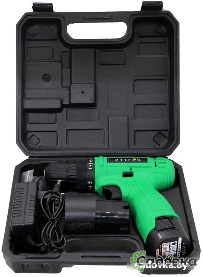 Дрель-шуруповерт Zitrek Green 16.8-Li-ion 063-4040 (с 2-мя АКБ, кейс)