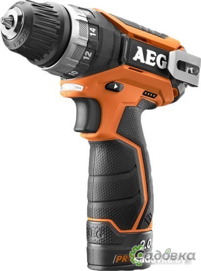 Дрель-шуруповерт AEG Powertools BS 12C2 LI-202C 4935447867 (с 2-мя АКБ)