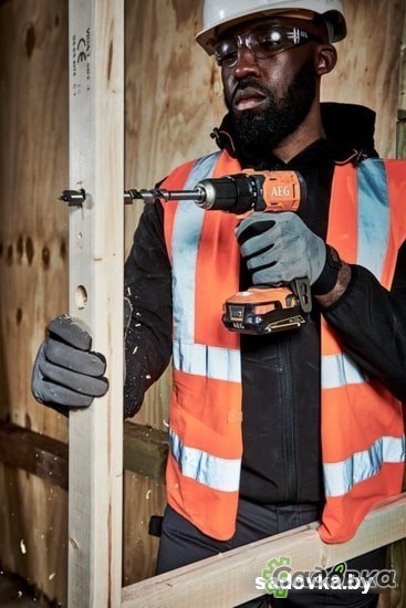 Ударная дрель-шуруповерт AEG Powertools BSB18G4-0 4935478632 (без АКБ)