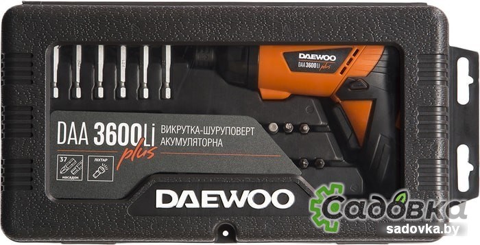 Электроотвертка Daewoo Power DAA 3600Li Plus (с АКБ)