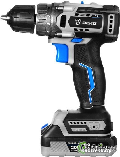 Дрель-шуруповерт Deko Sharker 063-4037 (с 1-им АКБ)