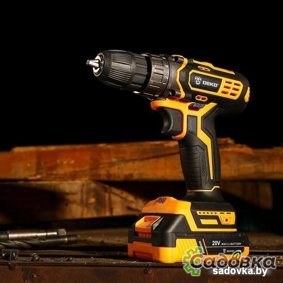 Дрель-шуруповерт Deko GCD20DU3 063-4145 (с 2-мя АКБ, кейс)