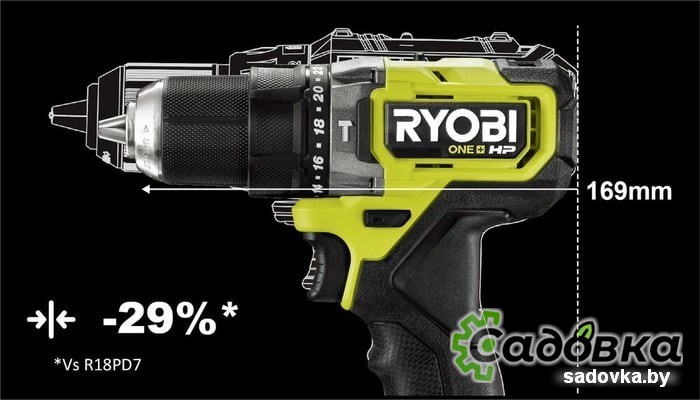 Ударная дрель-шуруповерт RYOBI RPD18C-0 5133004981 (без АКБ)