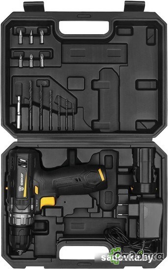 Дрель-шуруповерт Deko GCD12DU3 SET6 063-4007 (с 2-мя АКБ, кейс)