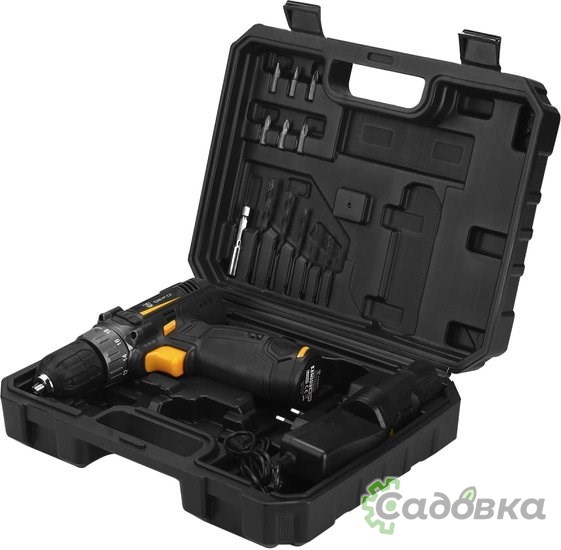 Дрель-шуруповерт Deko GCD12DU3 SET6 063-4007 (с 2-мя АКБ, кейс)