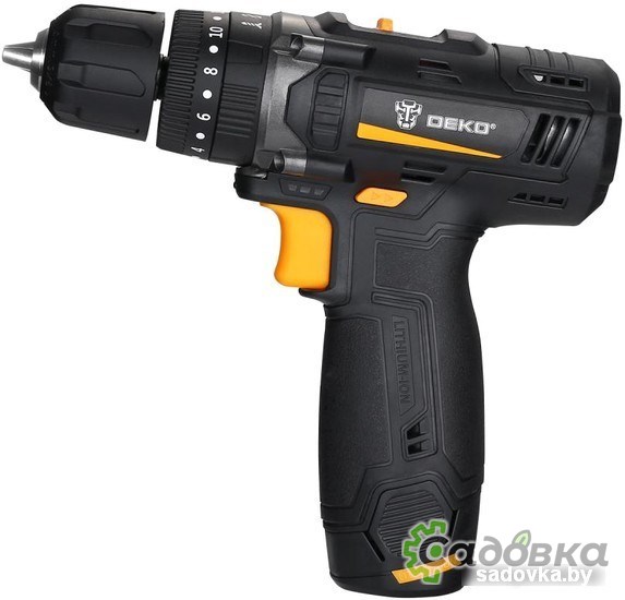 Ударная дрель-шуруповерт Deko GCD12DU 063-4039 (с 1-м АКБ)