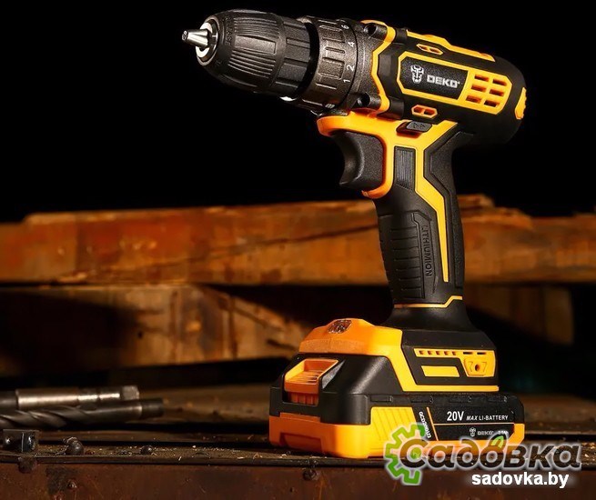 Дрель-шуруповерт Deko GCD20DU3 063-4144 (с 1-им АКБ, без кейса)