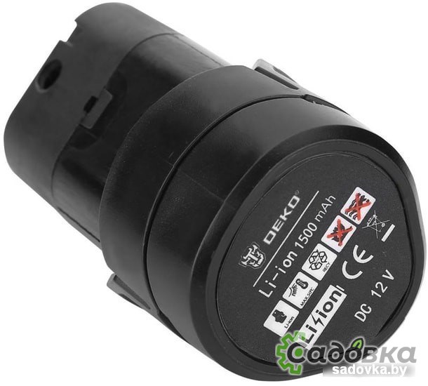 Дрель-шуруповерт Deko GCD12DU3 063-4115 (с 2-мя АКБ, кейс, набор оснастки)