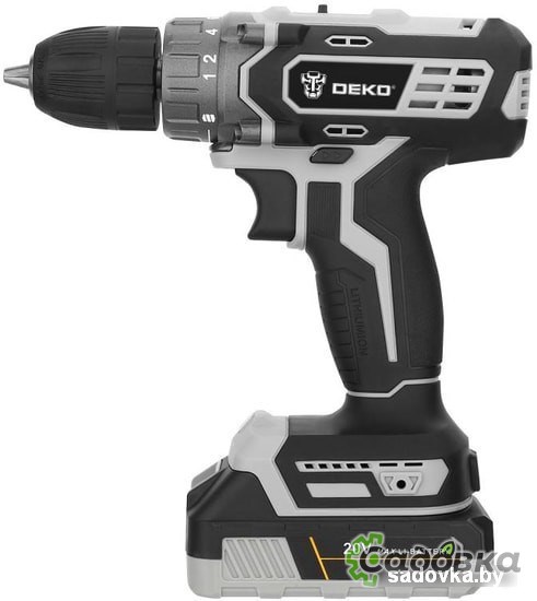 Дрель-шуруповерт Deko DKCD20 Black Edition SET 3 063-4050 (с 2-мя АКБ, кейс)