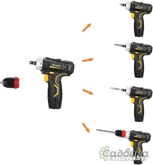 Дрель-шуруповерт Deko GCD12DU3 063-4114 (с 1-им АКБ)