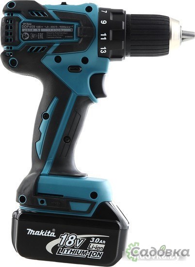 Дрель-шуруповерт Makita DDF459RFE (с 2-мя АКБ, кейс)