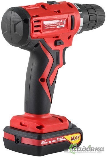 Дрель-шуруповерт Wortex BD 1415DLi