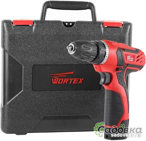 Дрель-шуруповерт Wortex BD 1015DLi BD1015DLi1506 (с 2-мя АКБ, кейс)