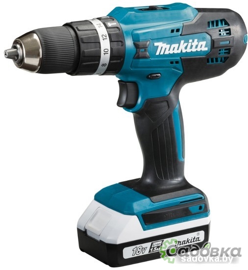 Ударная дрель-шуруповерт Makita HP488DWE (с 2-мя АКБ, кейс) Ударная дрель-шуруповерт Makita HP488DWE (с 2-мя АКБ, кейс)