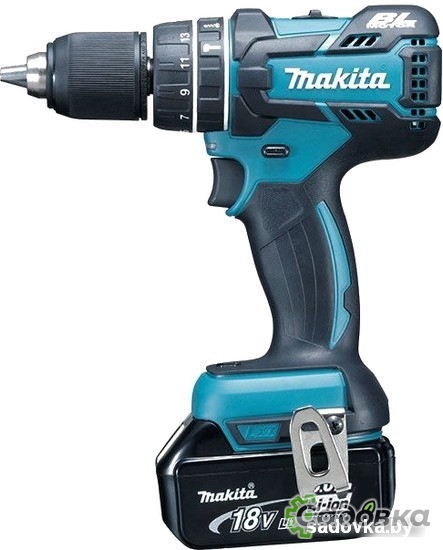 Дрель-шуруповерт Makita DHP459SYE (с 2-мя АКБ, кейс) Дрель-шуруповерт Makita DHP459SYE (с 2-мя АКБ, кейс)