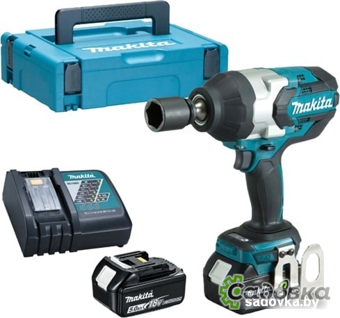 Ударный гайковерт Makita DTW1001RTJ (с 2-мя АКБ, кейс) Ударный гайковерт Makita DTW1001RTJ (с 2-мя АКБ, кейс)