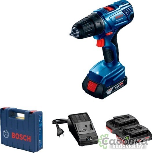 Дрель-шуруповерт Bosch GSR 180-LI Professional 06019F8123 (с 2-мя АКБ, кейс)