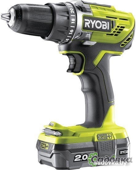 Дрель-шуруповерт RYOBI R18DD3-120S 5133003347 (с 1-м АКБ 2.0 Ah, сумка)