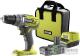 Дрель-шуруповерт RYOBI R18DD3-120S 5133003347 (с 1-м АКБ 2.0 Ah, сумка)