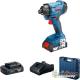 Винтоверт Bosch GDR 180-LI Professional 06019G5123 (с 2-мя АКБ, кейс)