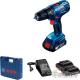 Дрель-шуруповерт Bosch GSB 180-LI Professional 06019F8307 (с 2-мя АКБ, кейс)
