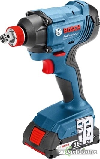 Гайковерт Bosch GDX 180-Li Professional 06019G5223 (с 2-мя АКБ, кейс) Гайковерт Bosch GDX 180-Li Professional 06019G5223 (с 2-мя АКБ, кейс)