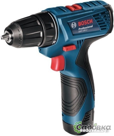 Дрель-шуруповерт Bosch GSR 120-LI Professional 06019F7005 (с 2-мя АКБ, кейс)