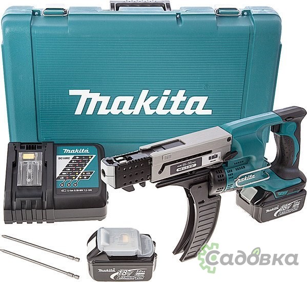Шуруповерт Makita DFR550RFE (с 2-мя АКБ, кейс)