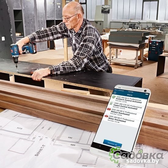 Дрель-шуруповерт Bosch GSR 18V-60 C Professional 06019G1102 (без АКБ)